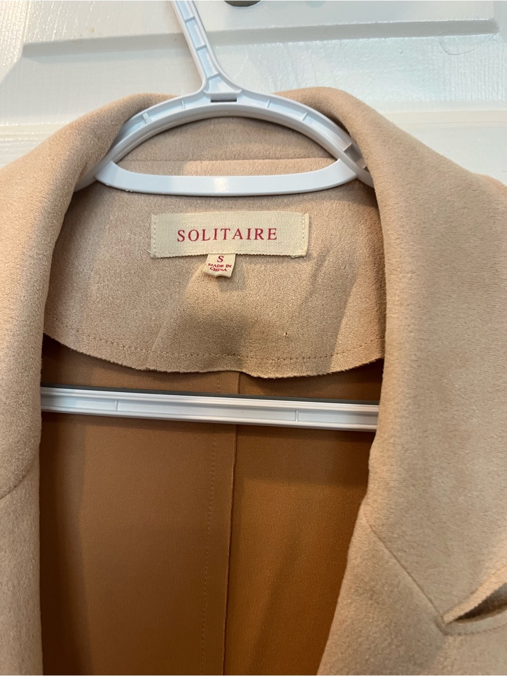 Anthropologie Solitaire blazer featuring a single-button closure S b1 - Picture 3 of 5